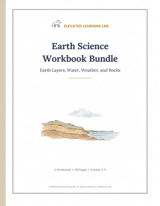 Earth Science Workbook Bundle cover