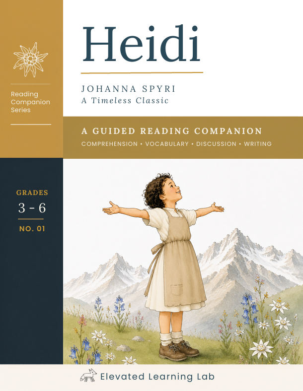 Heidi reading companion cover