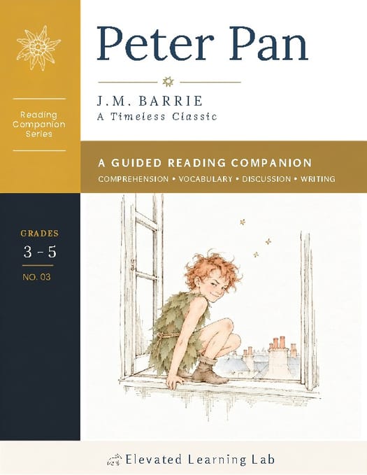 Peter Pan reading companion cover
