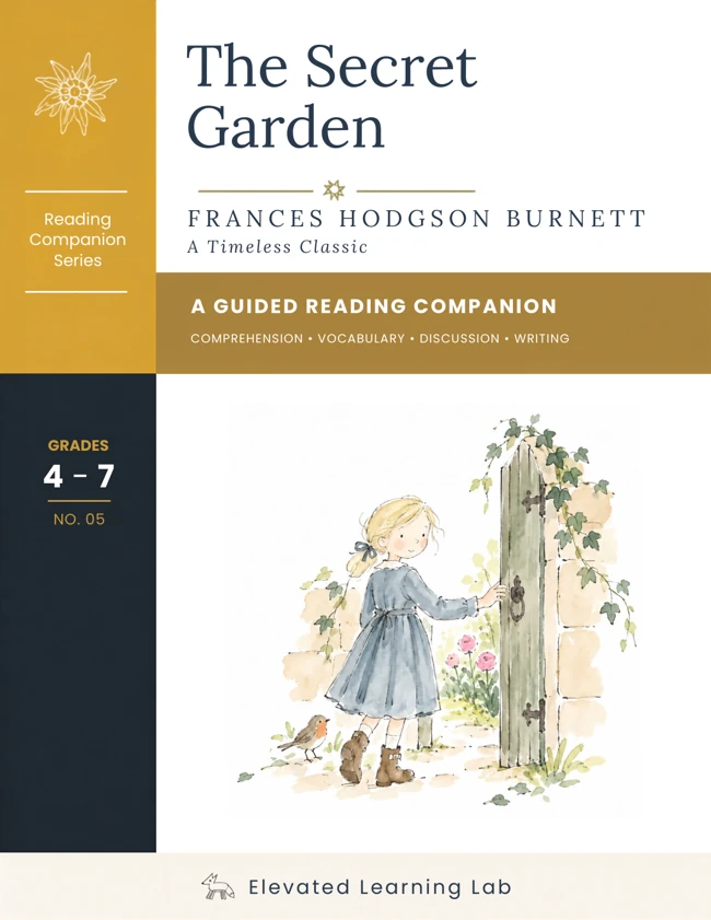The Secret Garden reading companion cover